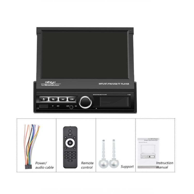 realeshop-ichosystima-me-anadiploymeni-3 Ηχοσύστημα Αυτοκινήτου MP5 1DIN με Αναδιπλούμενη Οθόνη