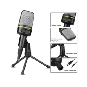 Πυκνωτικό Μικρόφωνο Ηχογραφήσεων με Τρίποδο