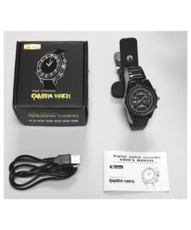 Ρολόι Χειρός με Κρυφή Κάμερα Επαναφορτιζόμενο