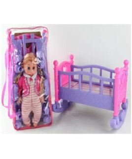 Κρεβατάκι Μωρού με Κούκλα