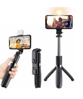 Selfie Stick/Stand Τρίποδο Με Φακό